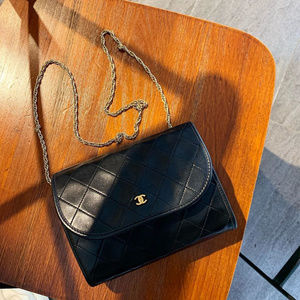 Authentic vintage Chanel quilted flap bag